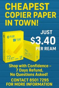 Copier Paper 70GSM A4 Paper